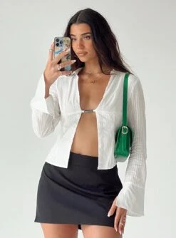 Princess Polly Adam Mini Skirt Black