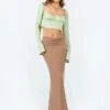 Princess Polly Robbin Maxi Skirt Beige