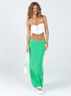 Princess Polly Viviana Midi Skirt Green