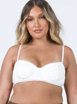Princess Polly Gemma Bralette White