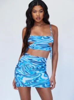 Princess Polly Ocean Set Blue