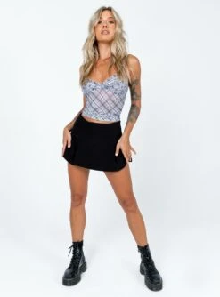 Princess Polly Dario Top Grey -Polly Fashion Store 2 modelinfo cathlin us2 990981a6 b54f 4fcf a8af 1554d61834be