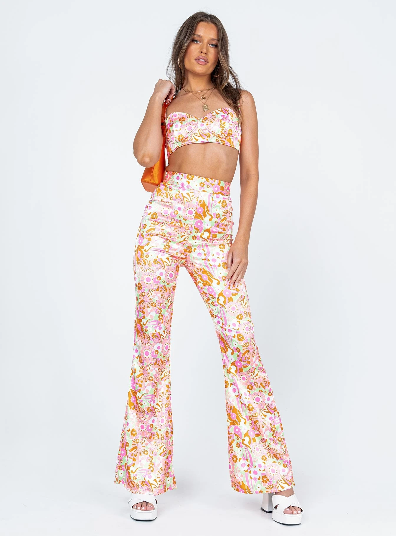 Princess Polly Maddie Set Orange Multi 4 Princess Polly Maddie Set Orange Multi - Image 4