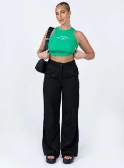 Princess Polly Play The Game Tank Top Green -Polly Fashion Store 2 modelinfo mikayla us6 3cee695d b87f 4717 b000 16a06ac53237