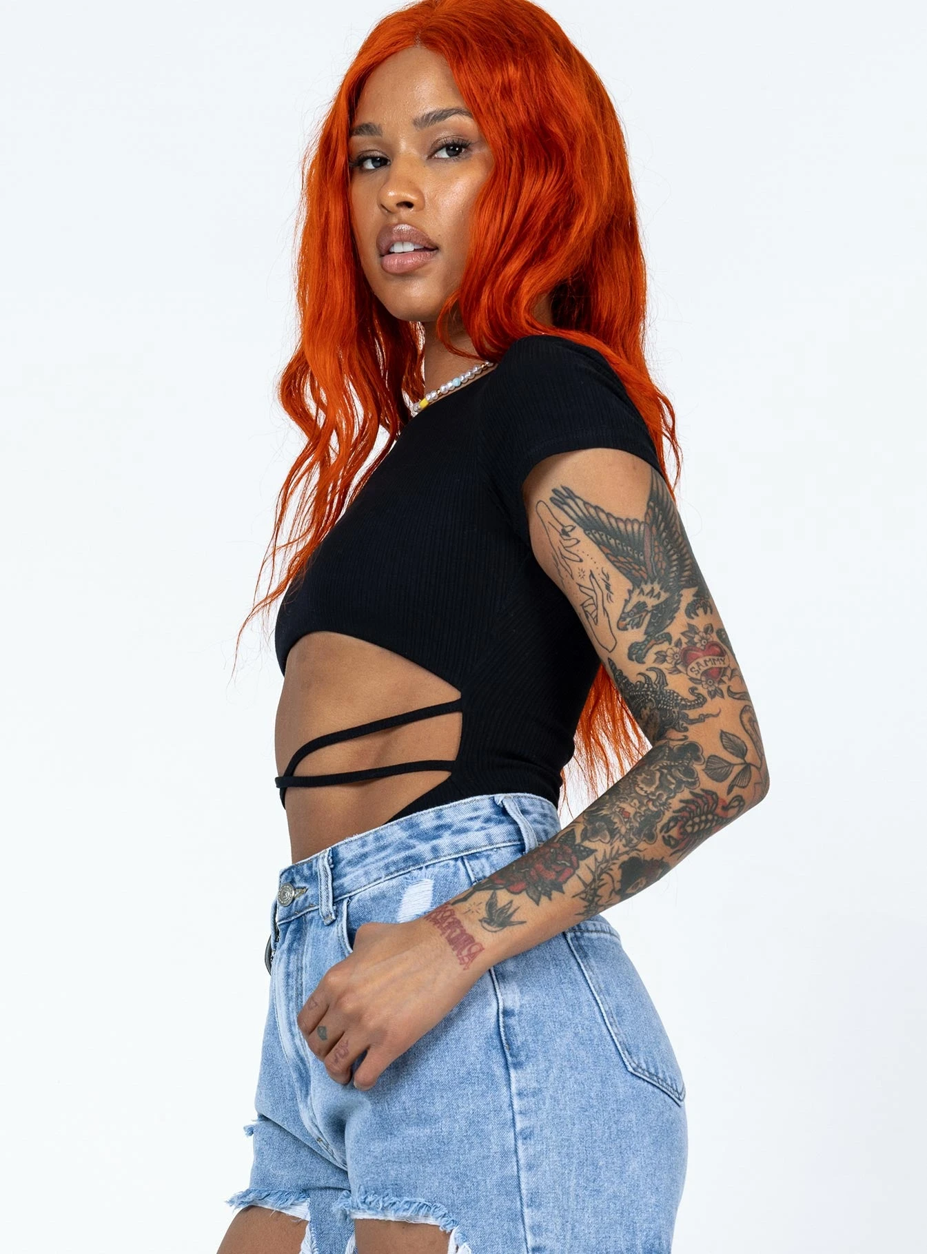 Princess Polly Nicola Bodysuit Black 4 Princess Polly Nicola Bodysuit Black - Image 4