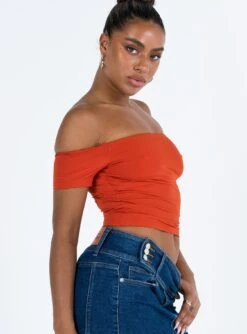 Dalya Off The Shoulder Top Red 7 Dalya Off The Shoulder Top Red -Polly Fashion Store 3 modelinfo lola us4 309acfb5 5c20 4032 a262 2222af5f9c79