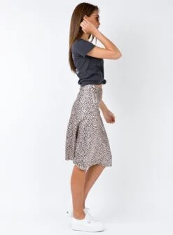 Princess Polly Zazu Midi Skirt Leopard -Polly Fashion Store 3 119 125