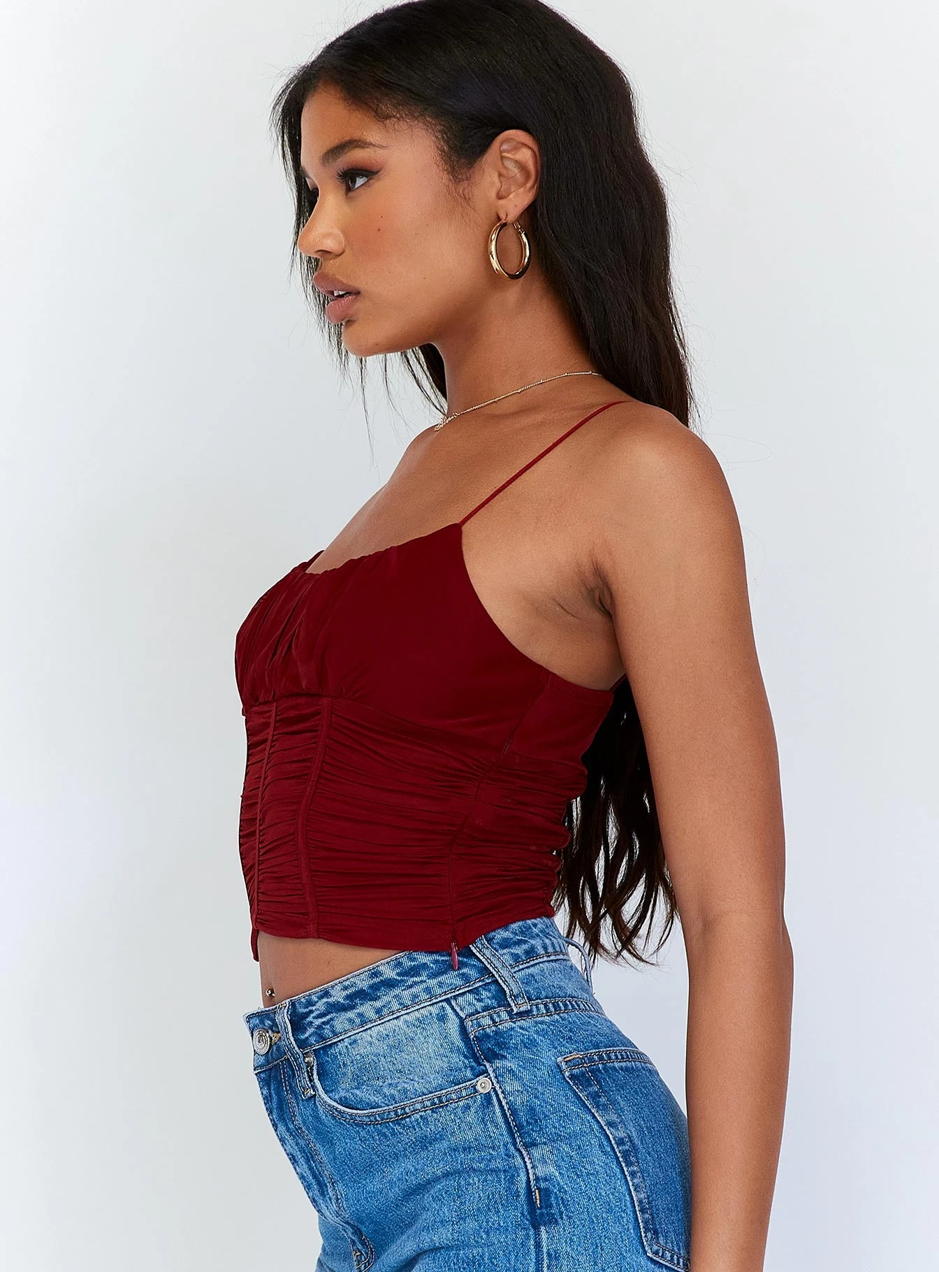 Princess Polly Concordia Top Red 3 Princess Polly Concordia Top Red - Image 3