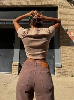 The Rolling Stones Live In Concert Cropped Tee Brown 8 The Rolling Stones Live In Concert Cropped Tee Brown -Polly Fashion Store 4 970edabe da55 41c7 8fa0 0832ecca4fe4