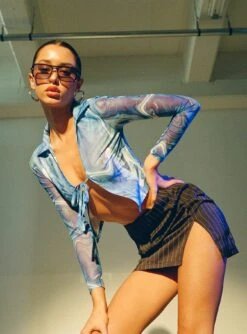 Princess Polly One To Watch Mini Skirt Black